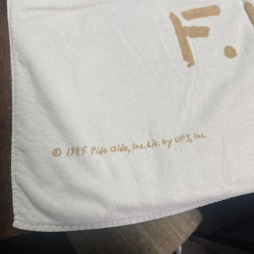 Set Of 2 VTG Estate 1985 Fido Lido‎ Dido by Brastex Pool Beach Bath Towels 27x58
